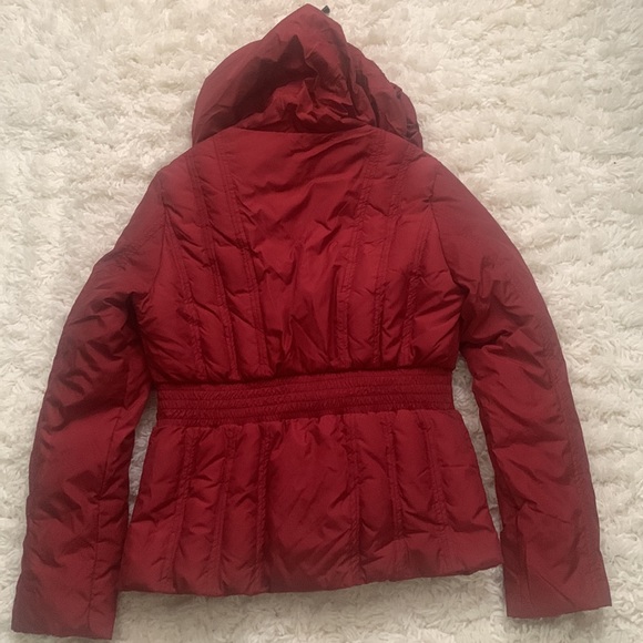 Y2K Red Corset Puffer Coat - Picture 2 of 6